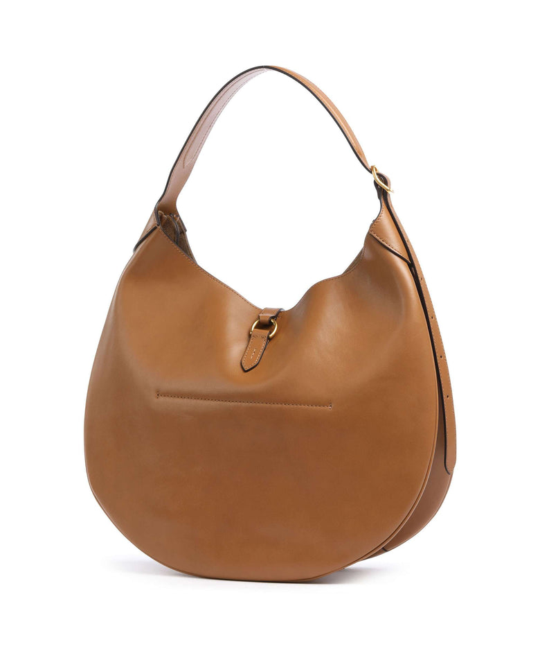 Polo Ralph Lauren ID Collection Medium Hobo bag tan