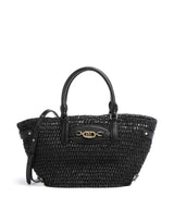 Lauren Ralph Lauren Daphney 20 Straw Handtas black