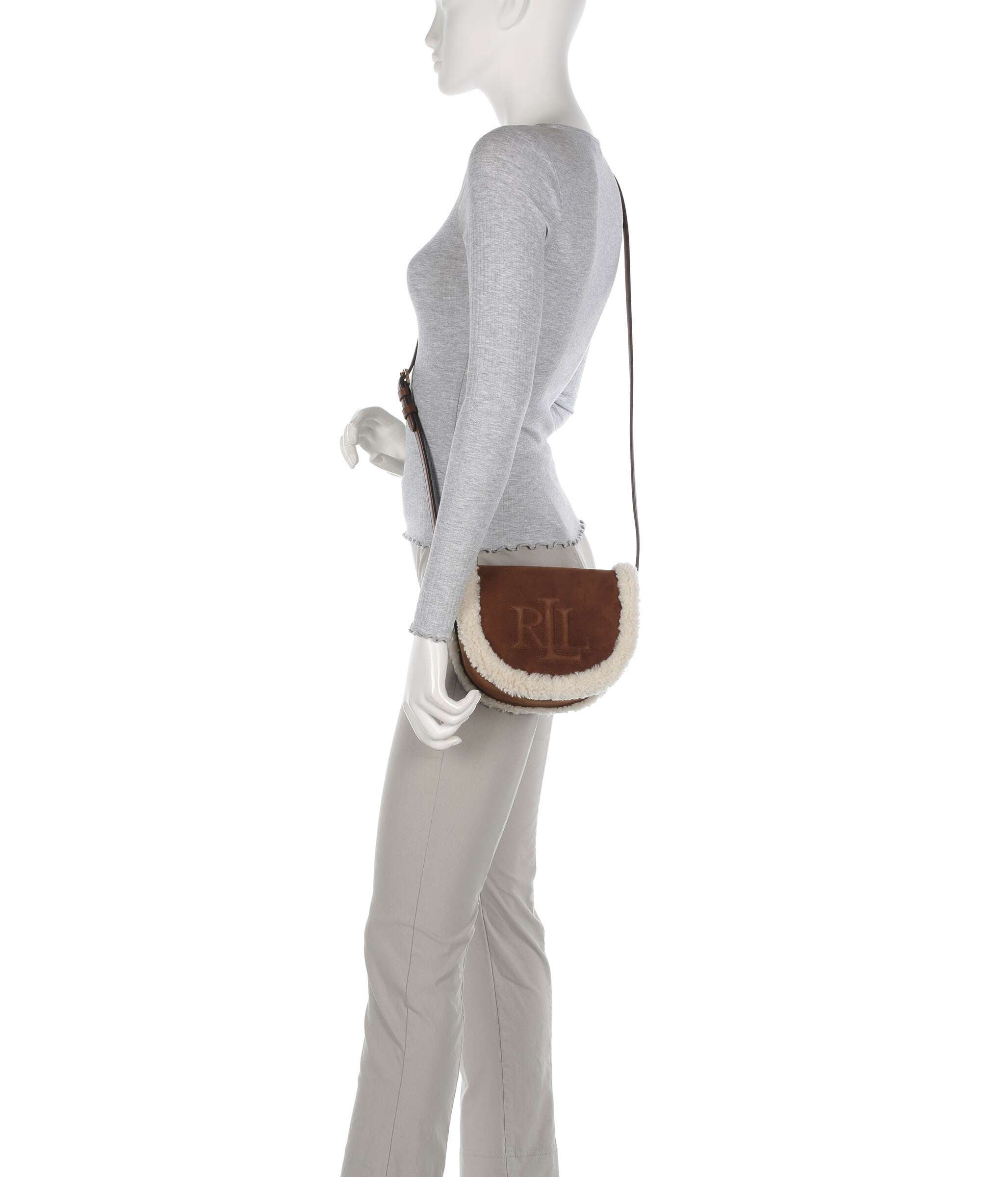 Lauren Ralph Lauren Witley Medium Crossbody bag tobacco/natural