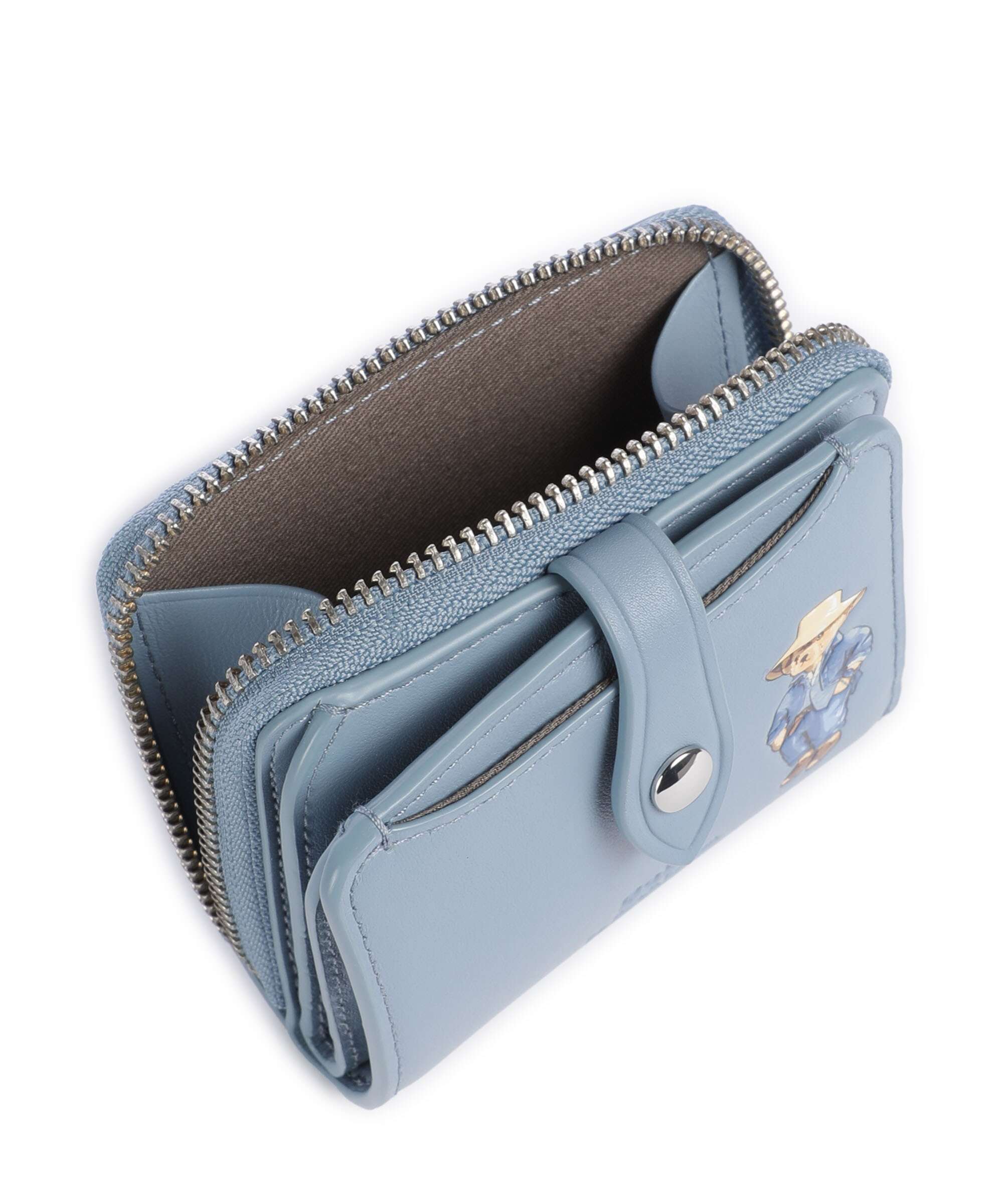 Polo Ralph Lauren Bear Traveller Wallet faded denim