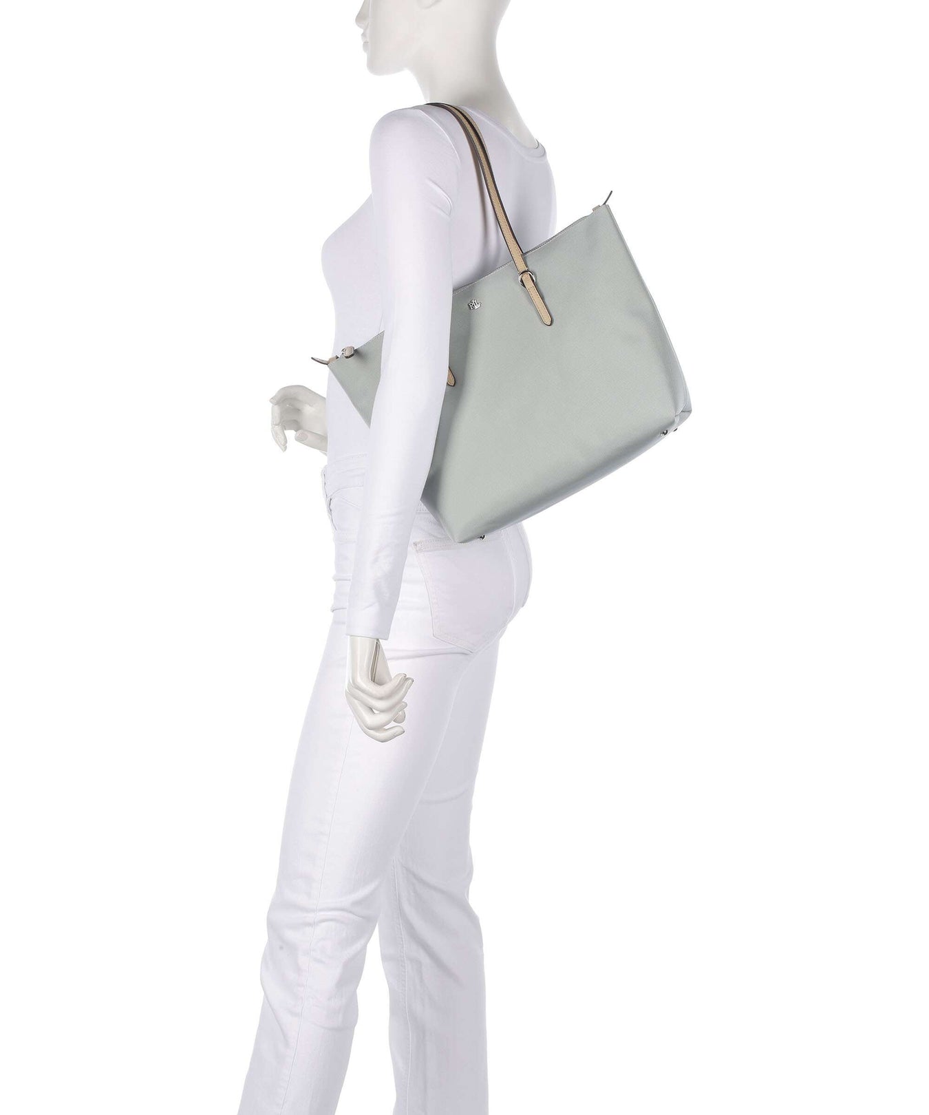 Lauren Ralph Lauren Keaton 26 Tote bag aqua pearl/sand dune