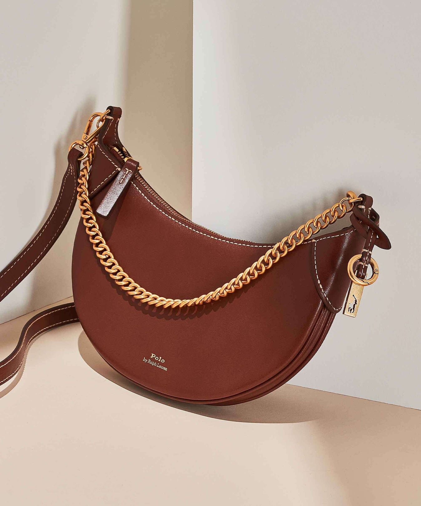 Polo Ralph Lauren ID Collection Small Shoulder bag cuoio