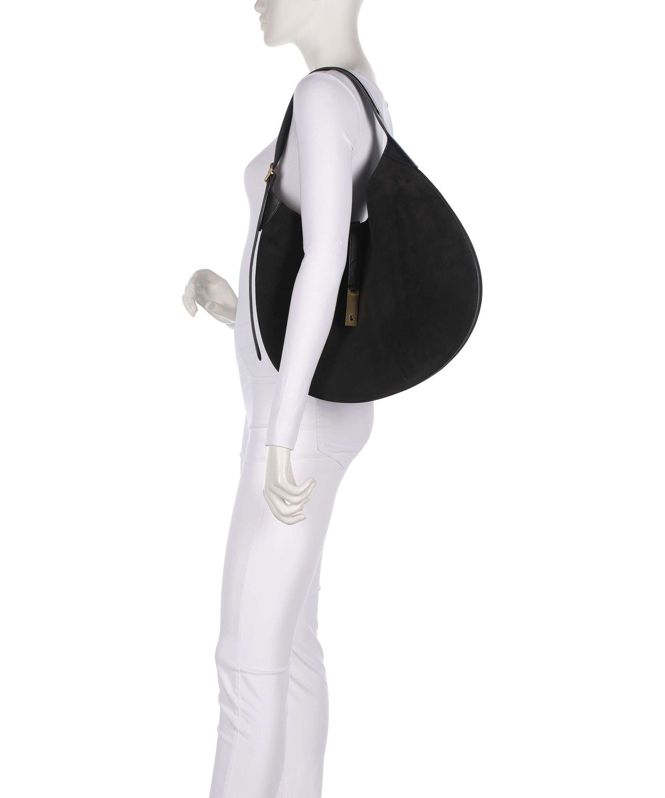 Polo Ralph Lauren ID Collection Medium Hobo bag black