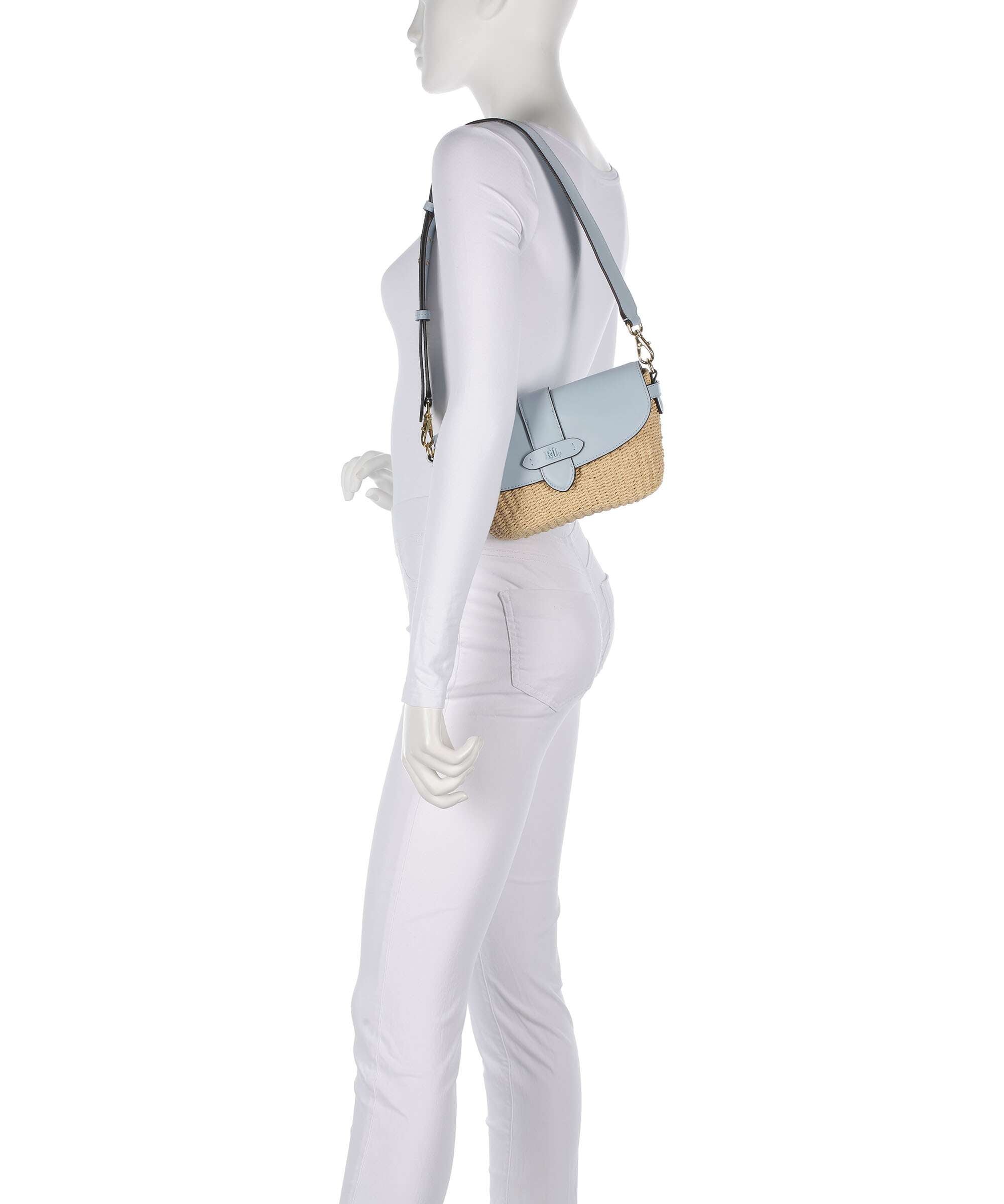 Lauren Ralph Lauren Lynden Small Shoulder bag natural/alpine blue