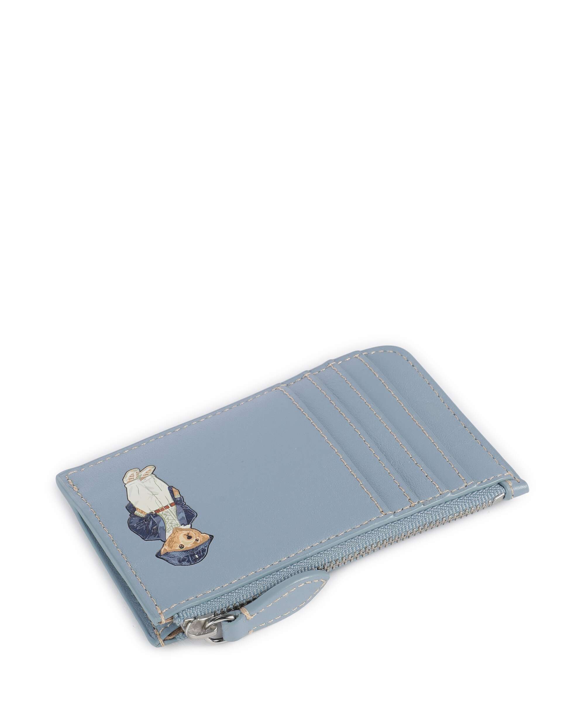 Polo Ralph Lauren Bear Credit card holder faded denim