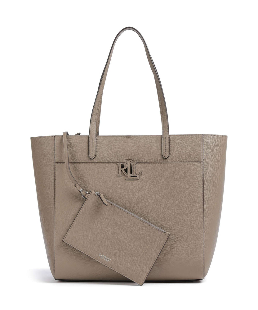 Lauren Ralph Lauren Cameryn Large Tote bag taupe brown
