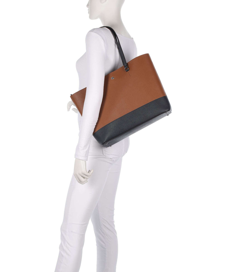 Lauren Ralph Lauren Karly Large Tote bag lauren tan/lauren navy