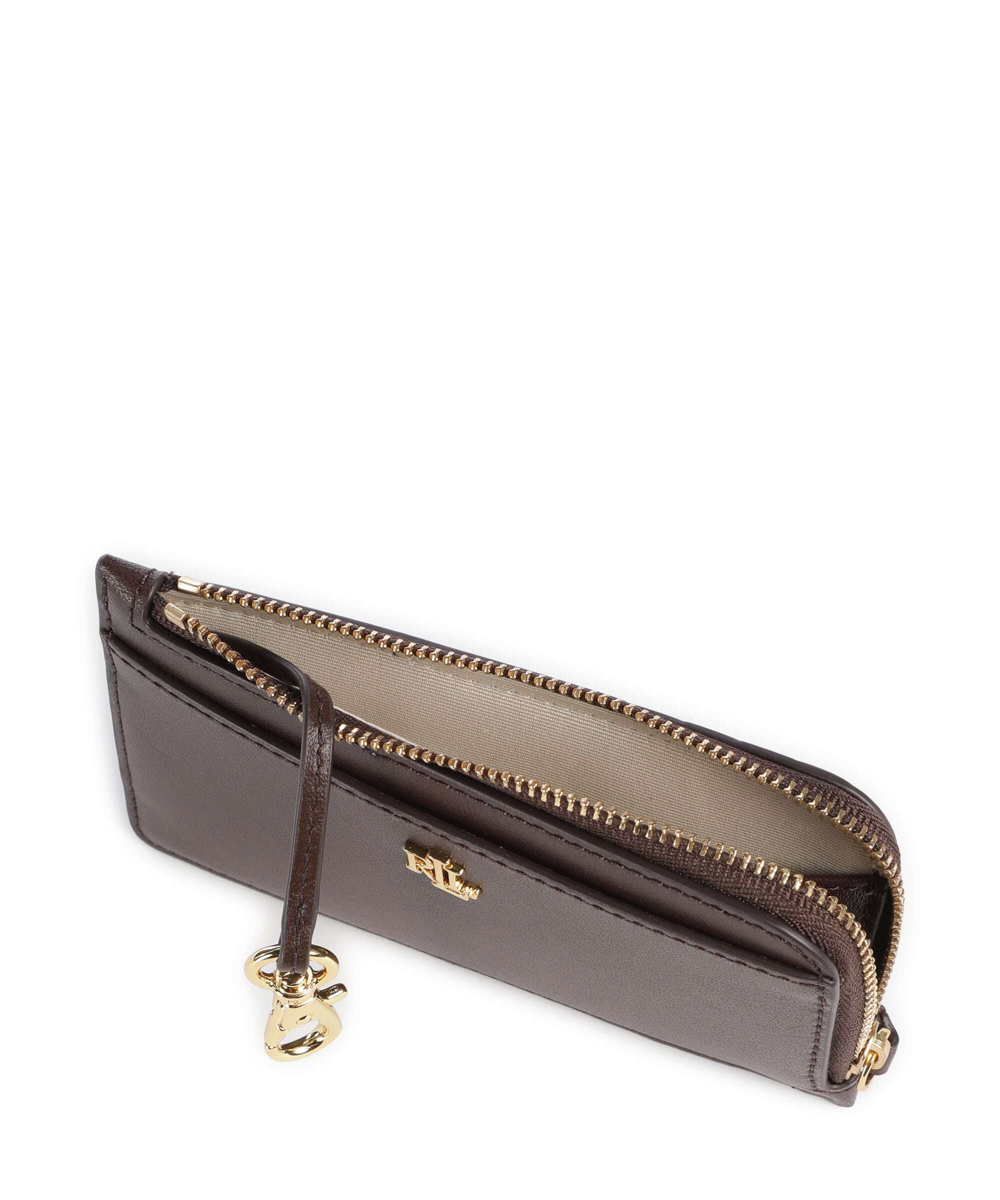 Lauren Ralph Lauren Credit card holder chestnut brown
