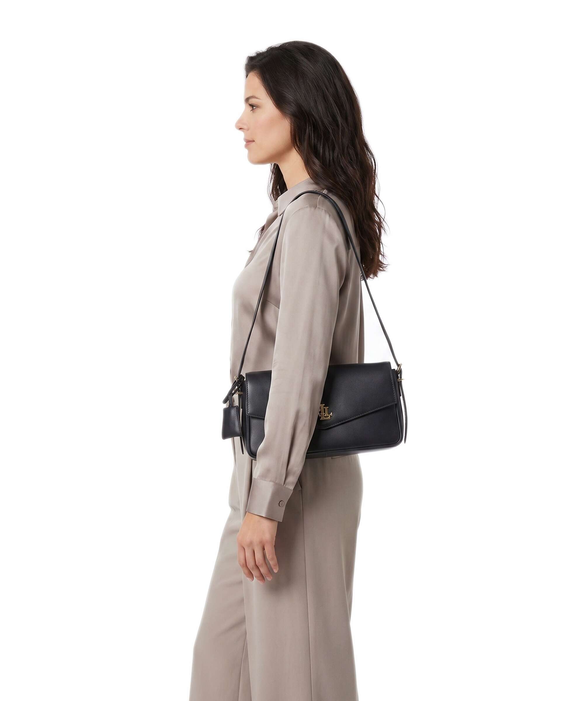 Lauren Ralph Lauren Farrah Medium Shoulder bag lauren navy