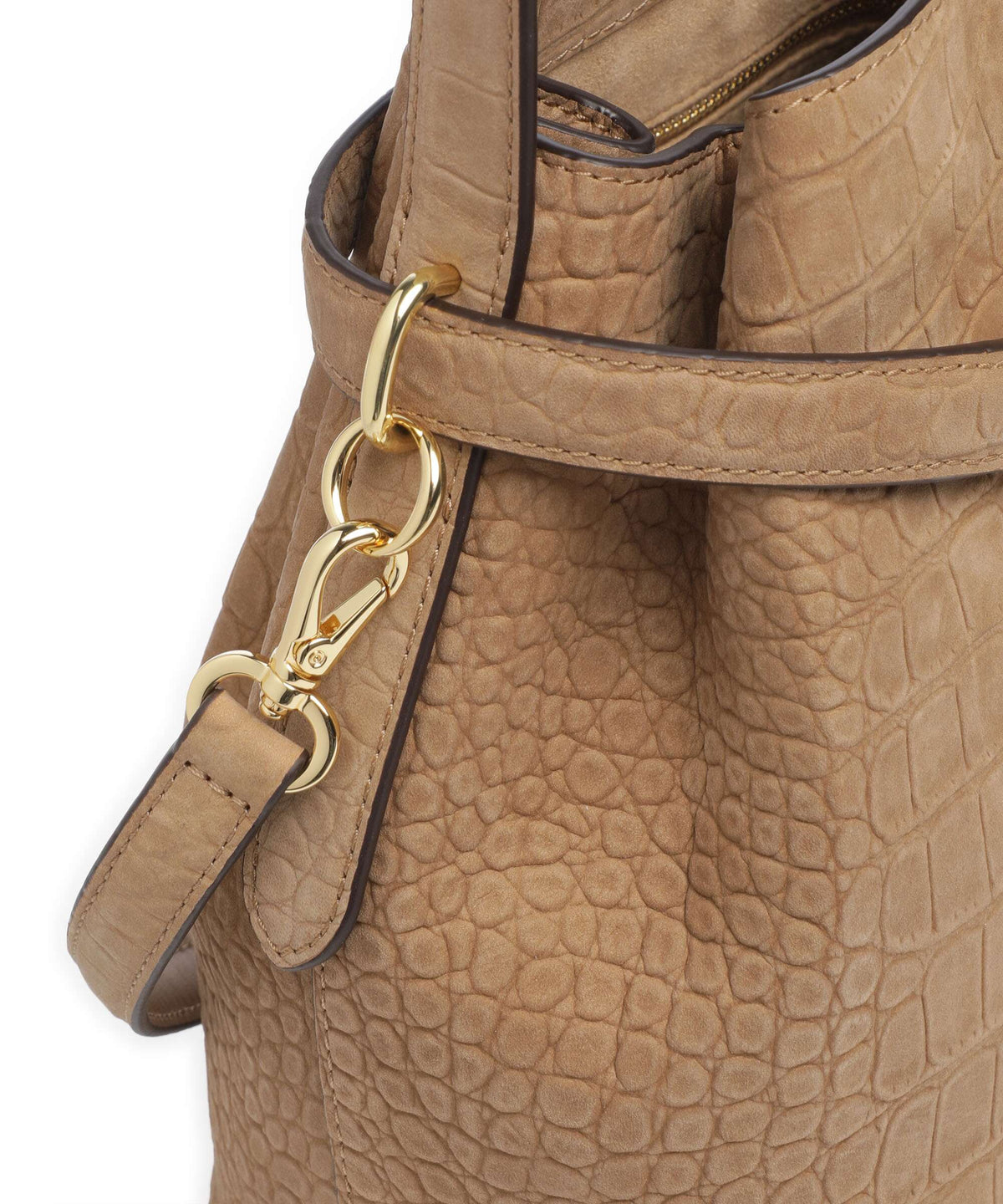 Lauren Ralph Lauren Blaike Medium Bucket bag camel