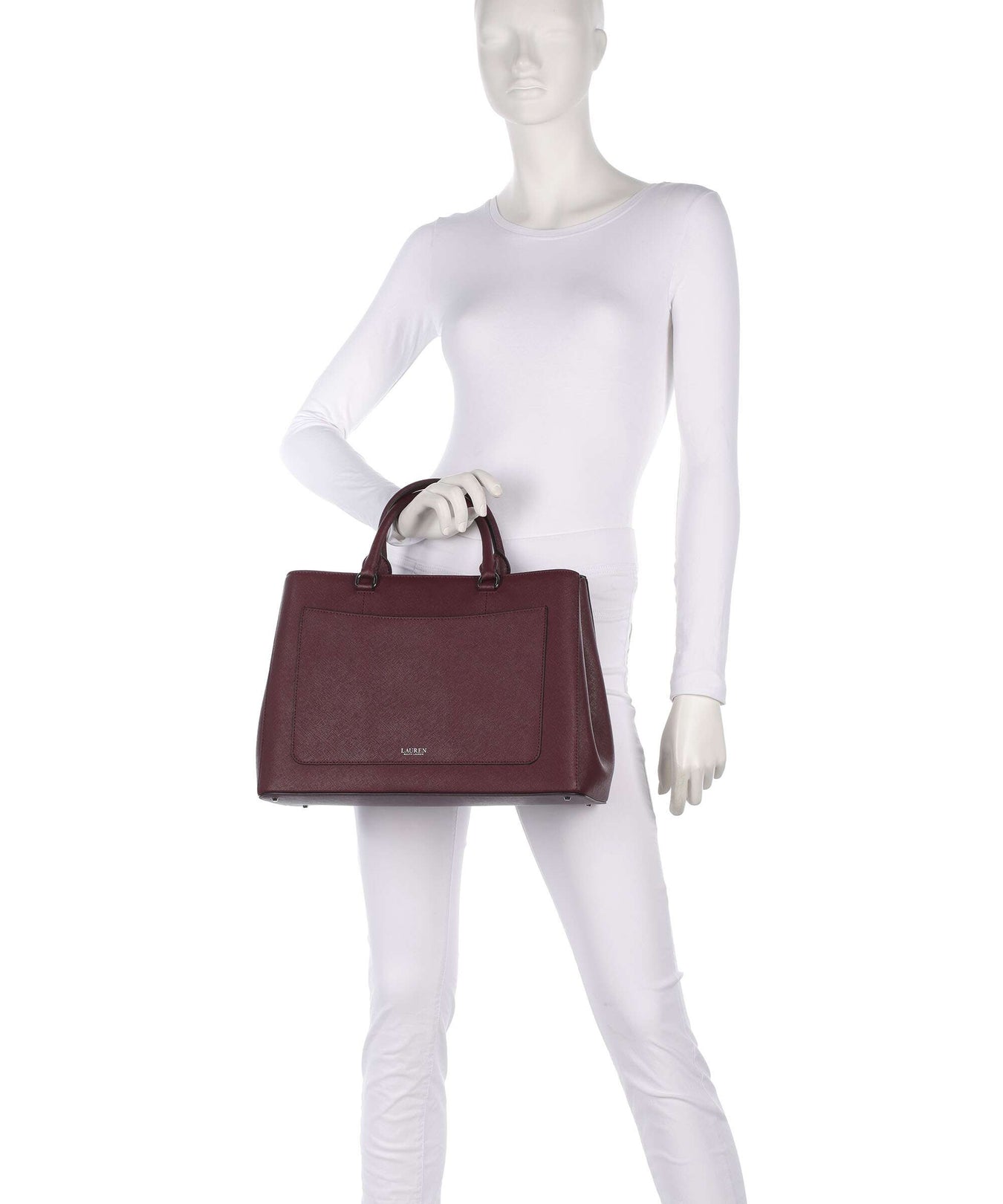 Lauren Ralph Lauren Hanna 37 Handbag dark garnet