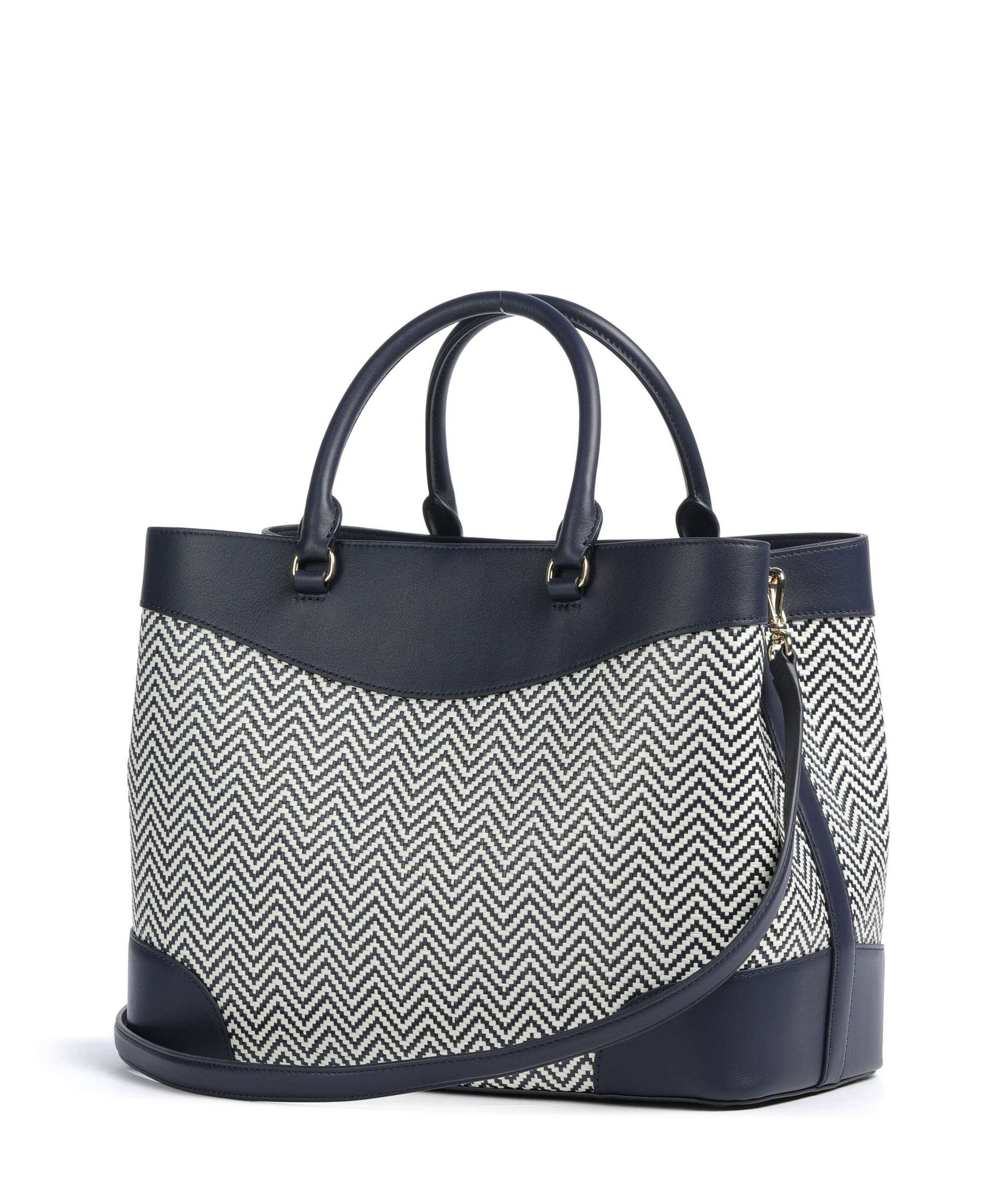 Lauren Ralph Lauren Marcy 36 Handbag refined navy/soft white