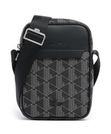 Lacoste The Blend Crossbody tas monogram noir/gris