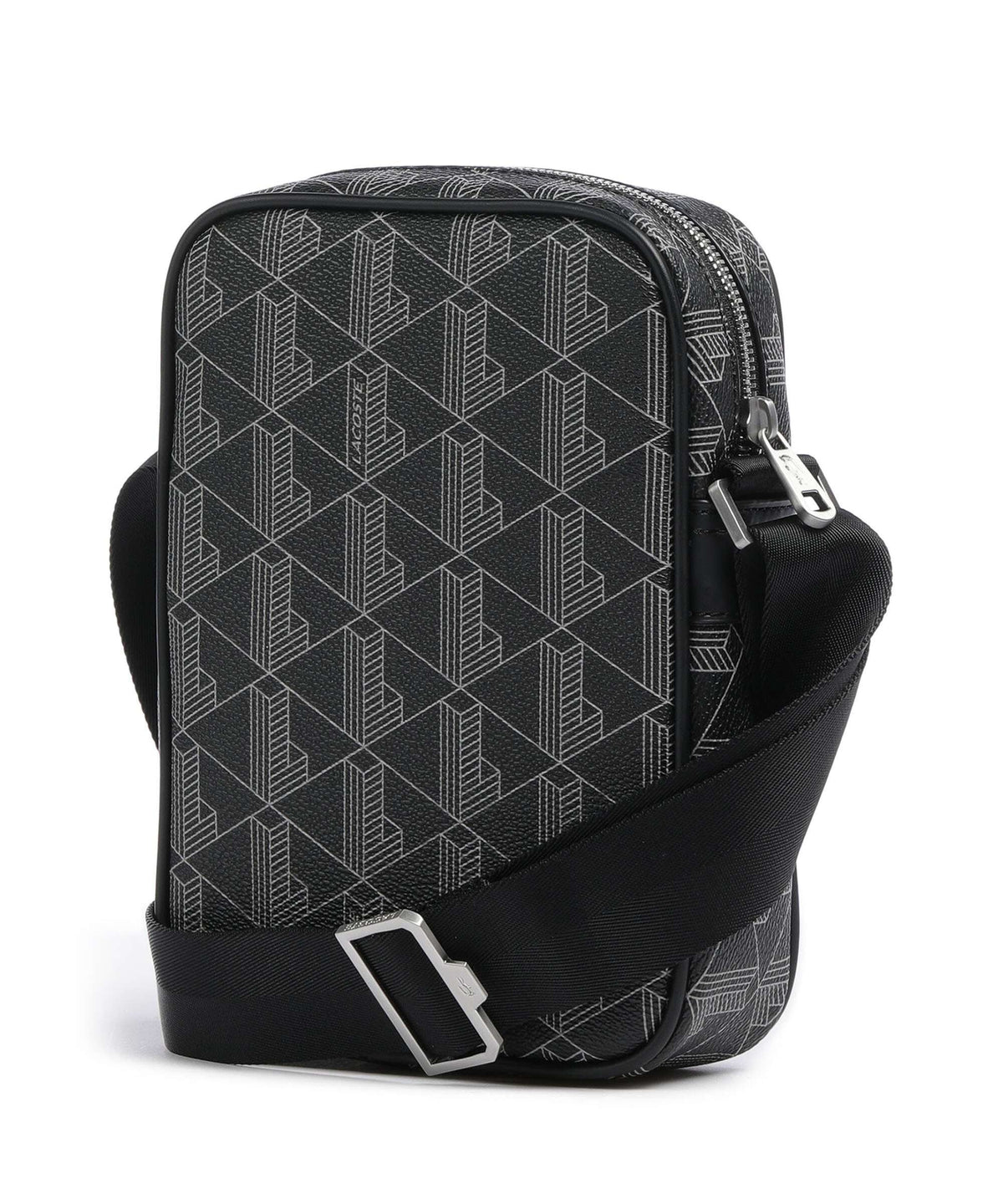 Lacoste The Blend Crossbody bag monogram noir/gris