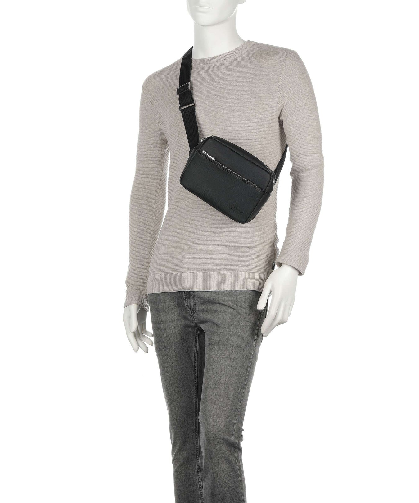 Lacoste Mens Classic Fanny pack noir