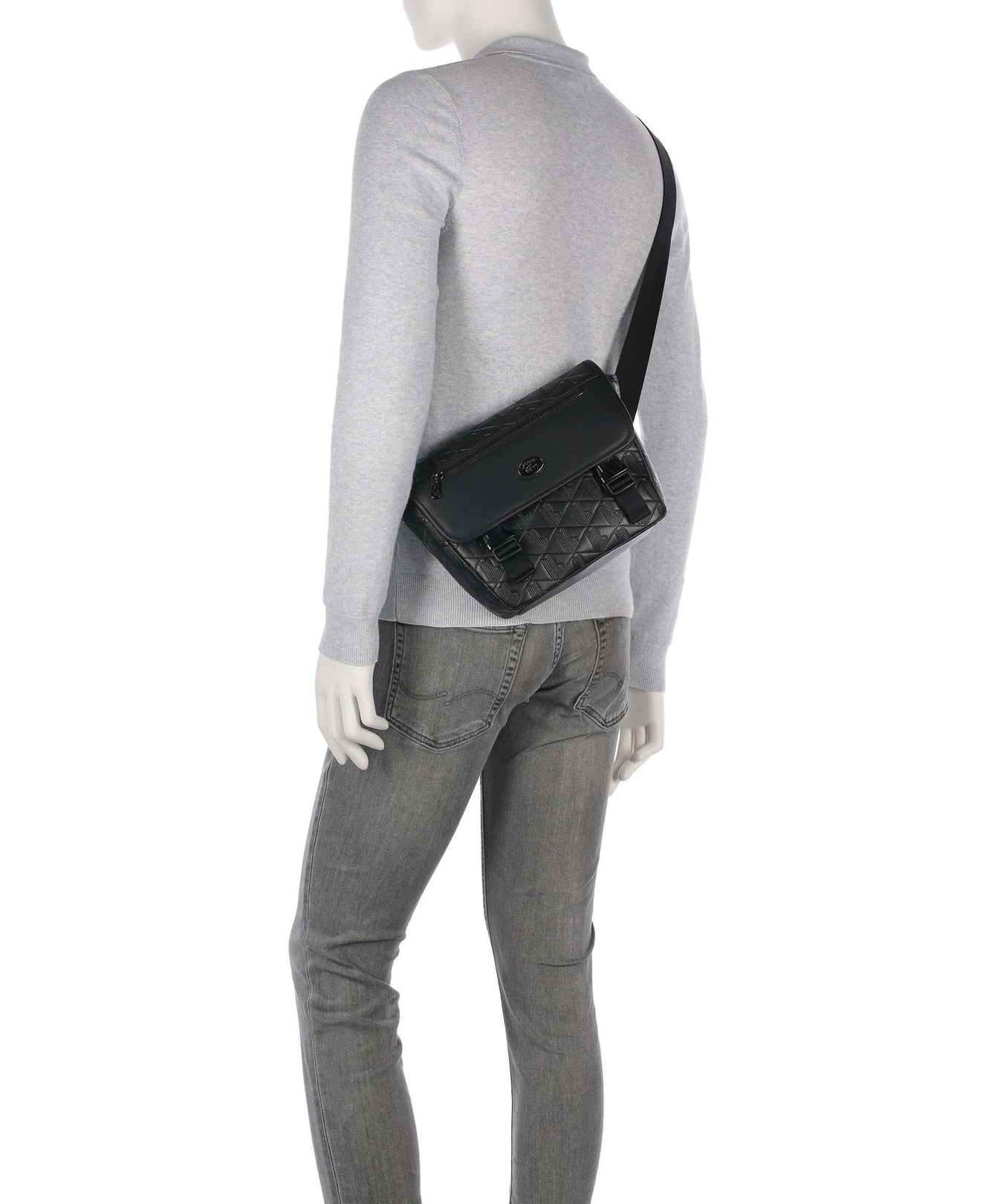 Lacoste Nomogramme Messenger bag noir