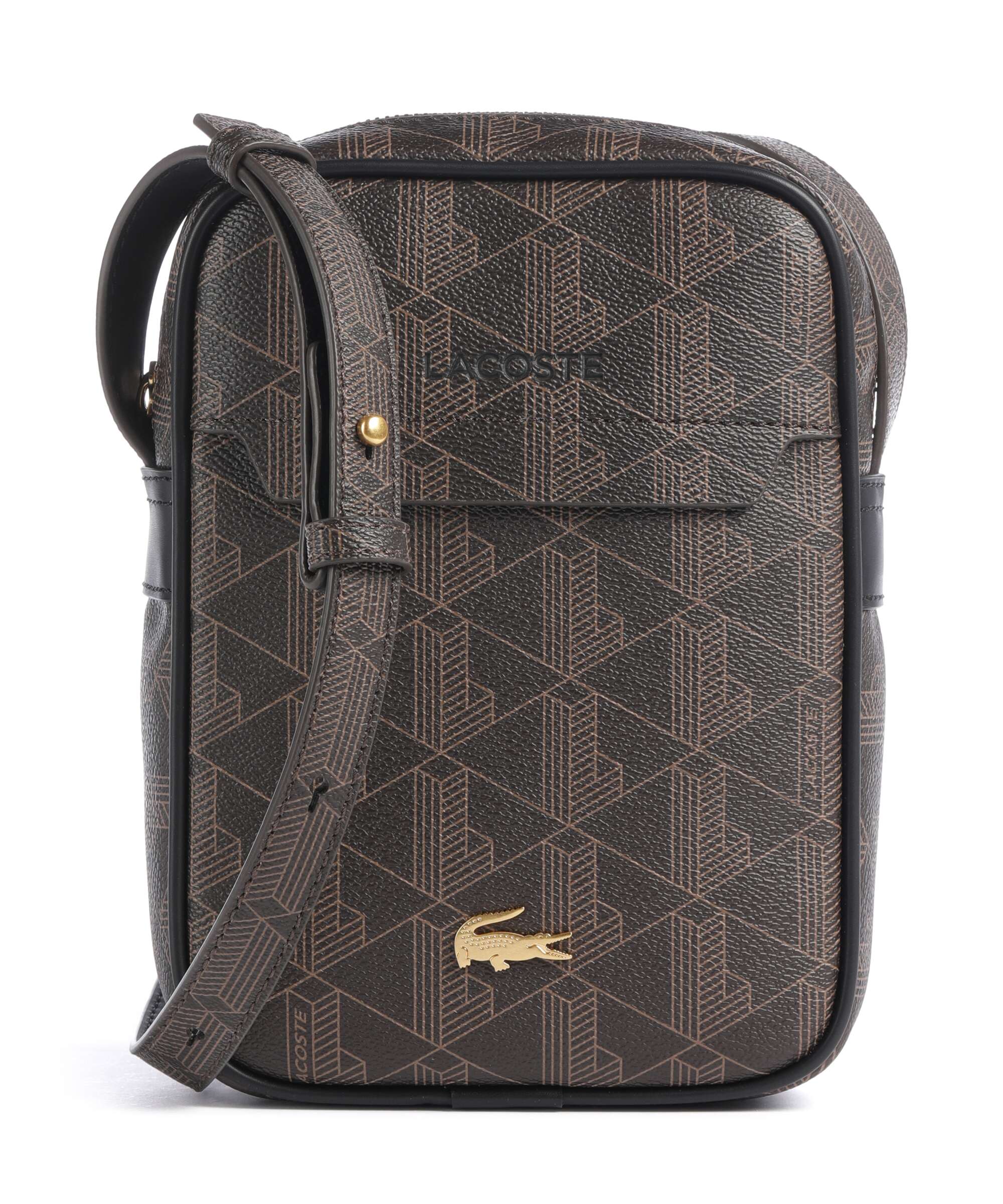 Lacoste The Blend Crossbody bag mono slate black shitake