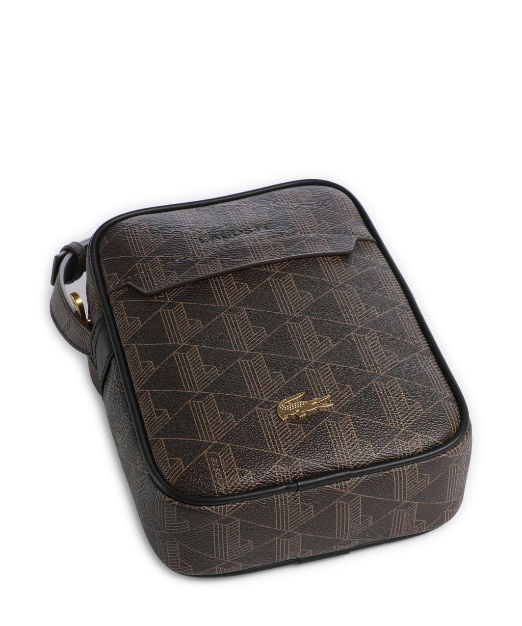 Lacoste The Blend Crossbody bag mono slate black shitake