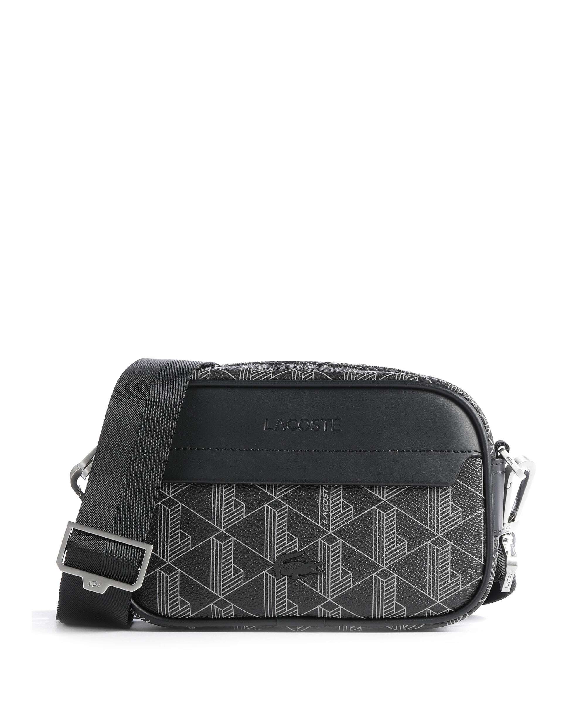Lacoste The Blend Crossbody bag allover monogram/noir/gris