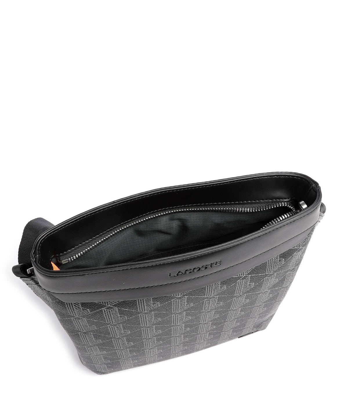 Lacoste The Blend Crossbody bag monogram noir/gris