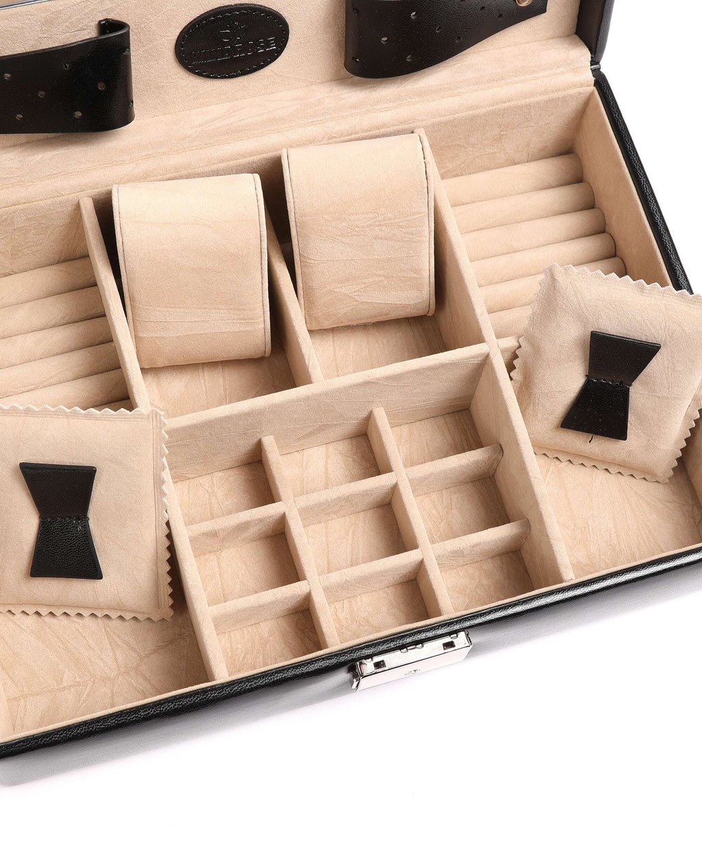Windrose Merino Jewelry box schwarz