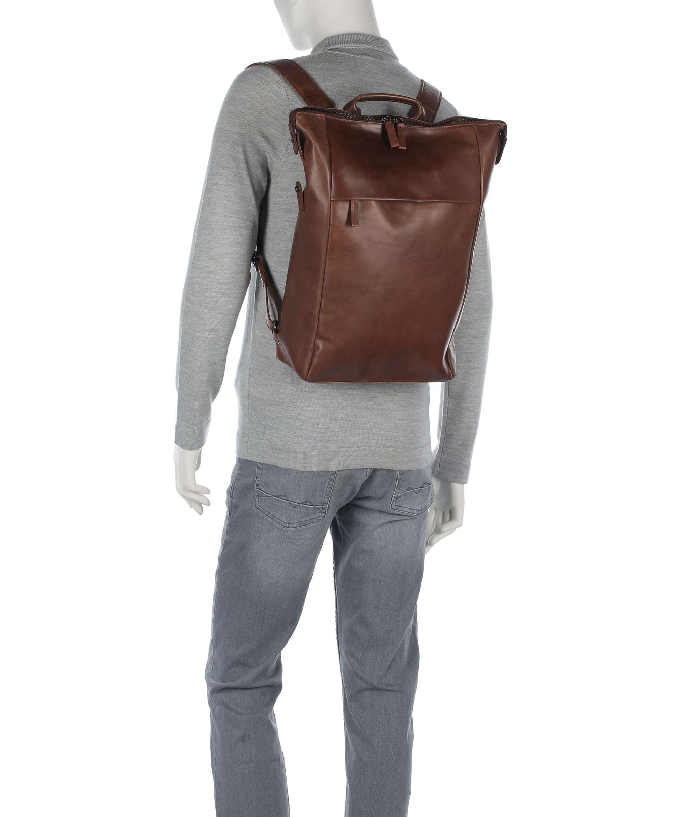 Harold's Caugio Laptop backpack cognac