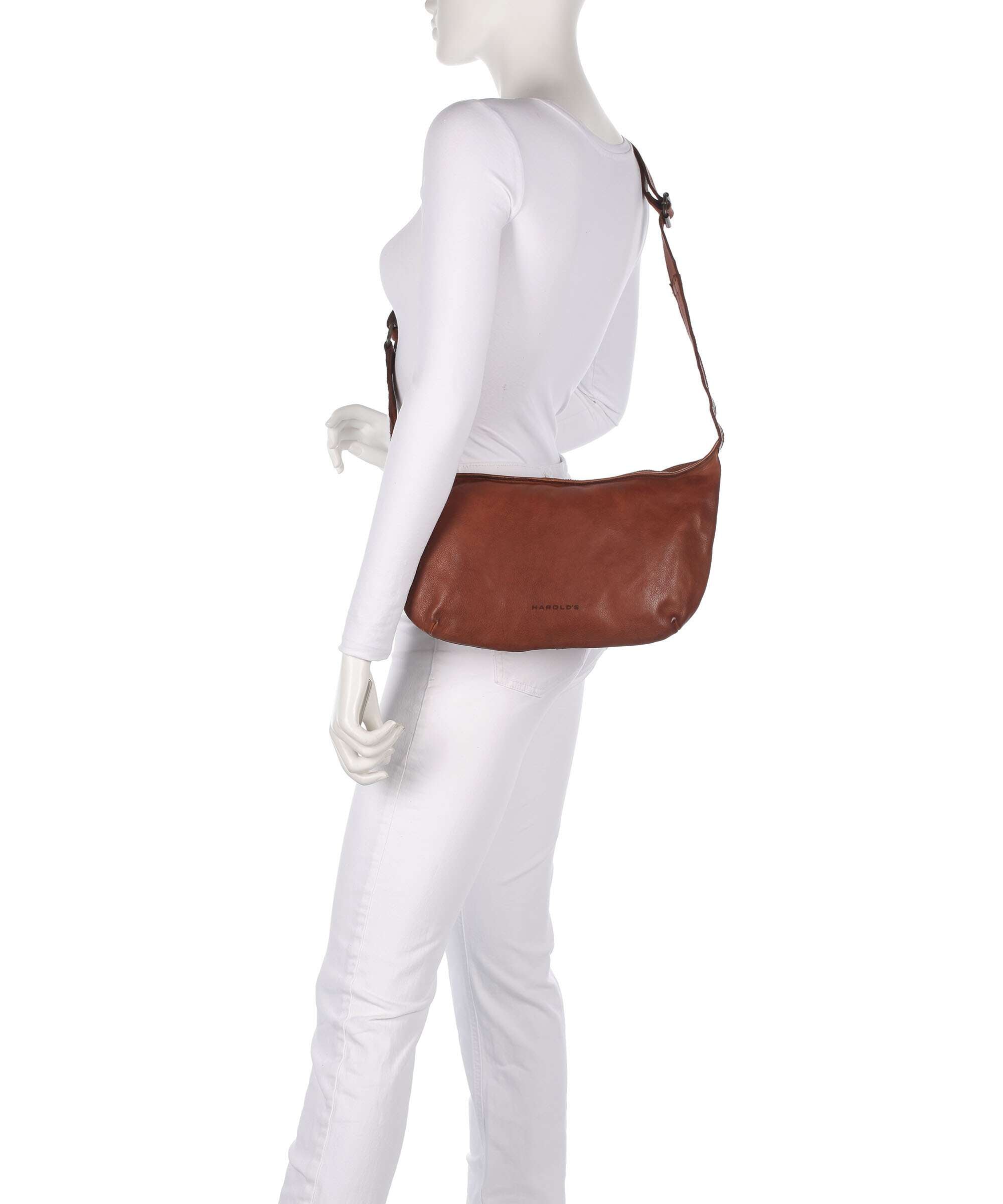 Harold's Submarine Hobo bag cognac