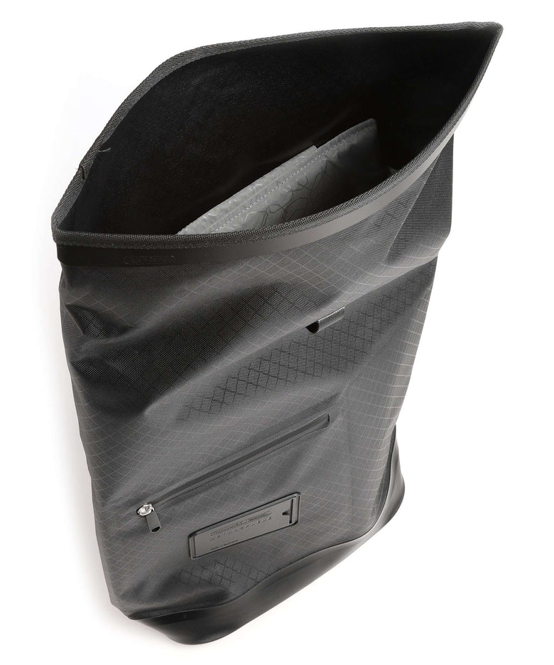 Ortlieb Metrosphere 21 Rolltop backpack black embossed
