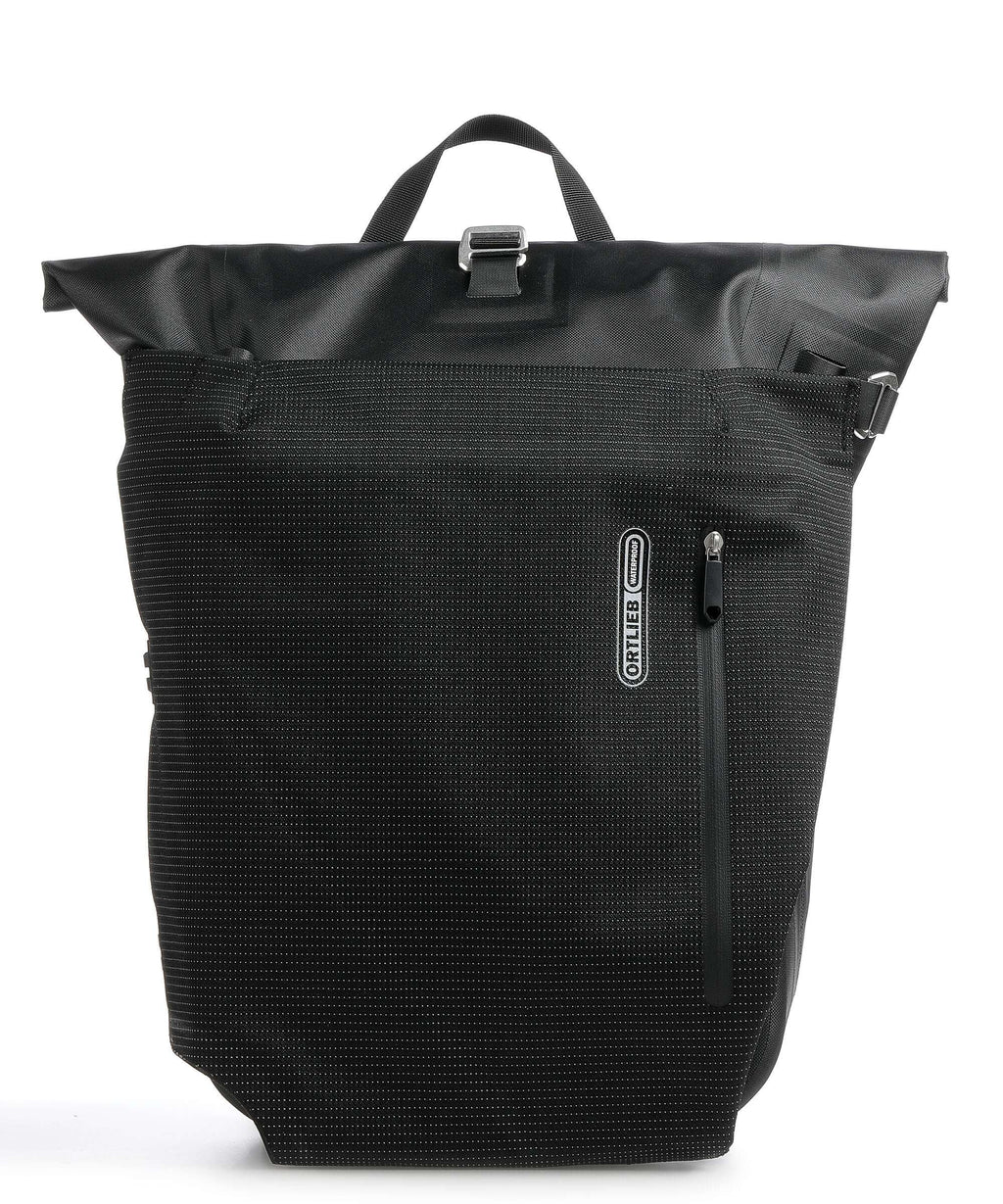 Ortlieb Vario High Vis 26 Rolltop backpack black reflective