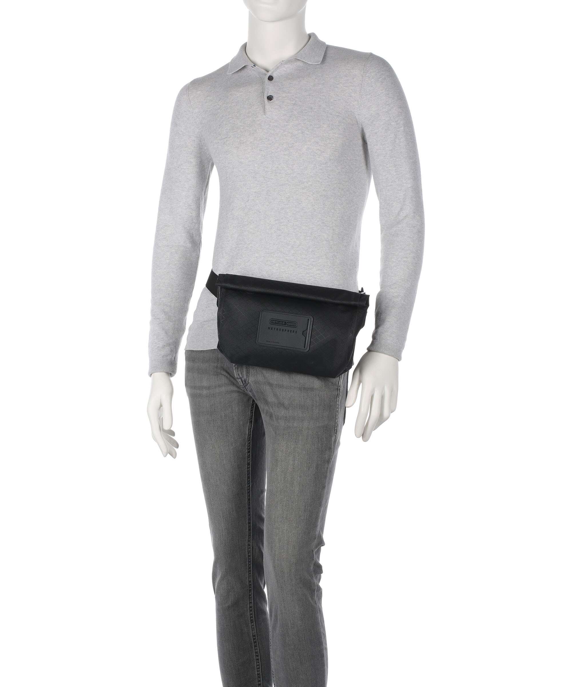 Ortlieb Metrosphere Sling bag black embossed