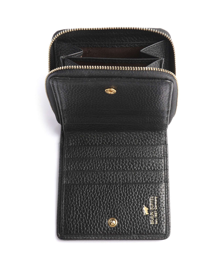 Braun Büffel Asti RFID Wallet schwarz