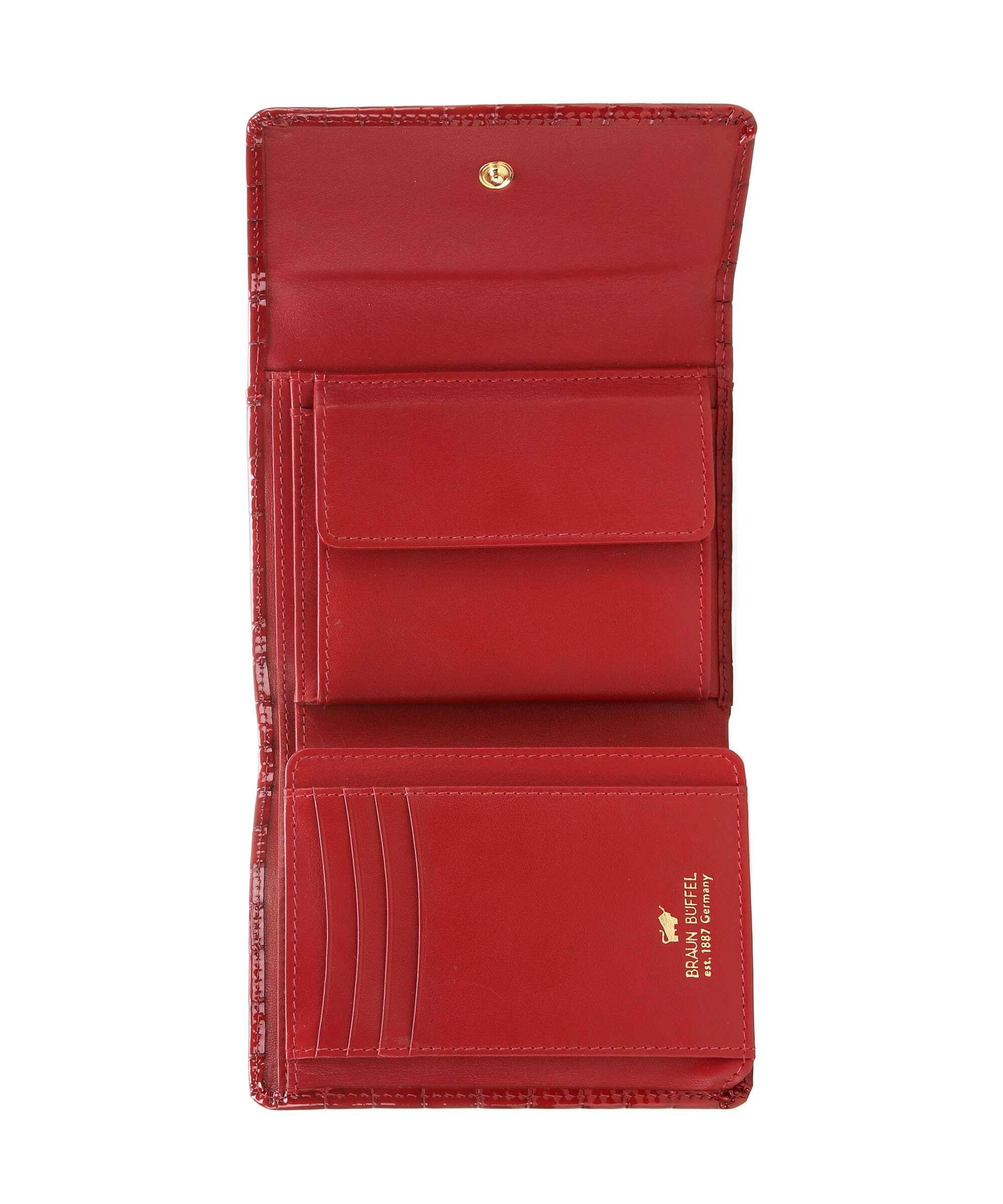 Braun Büffel Verona M Wallet rot