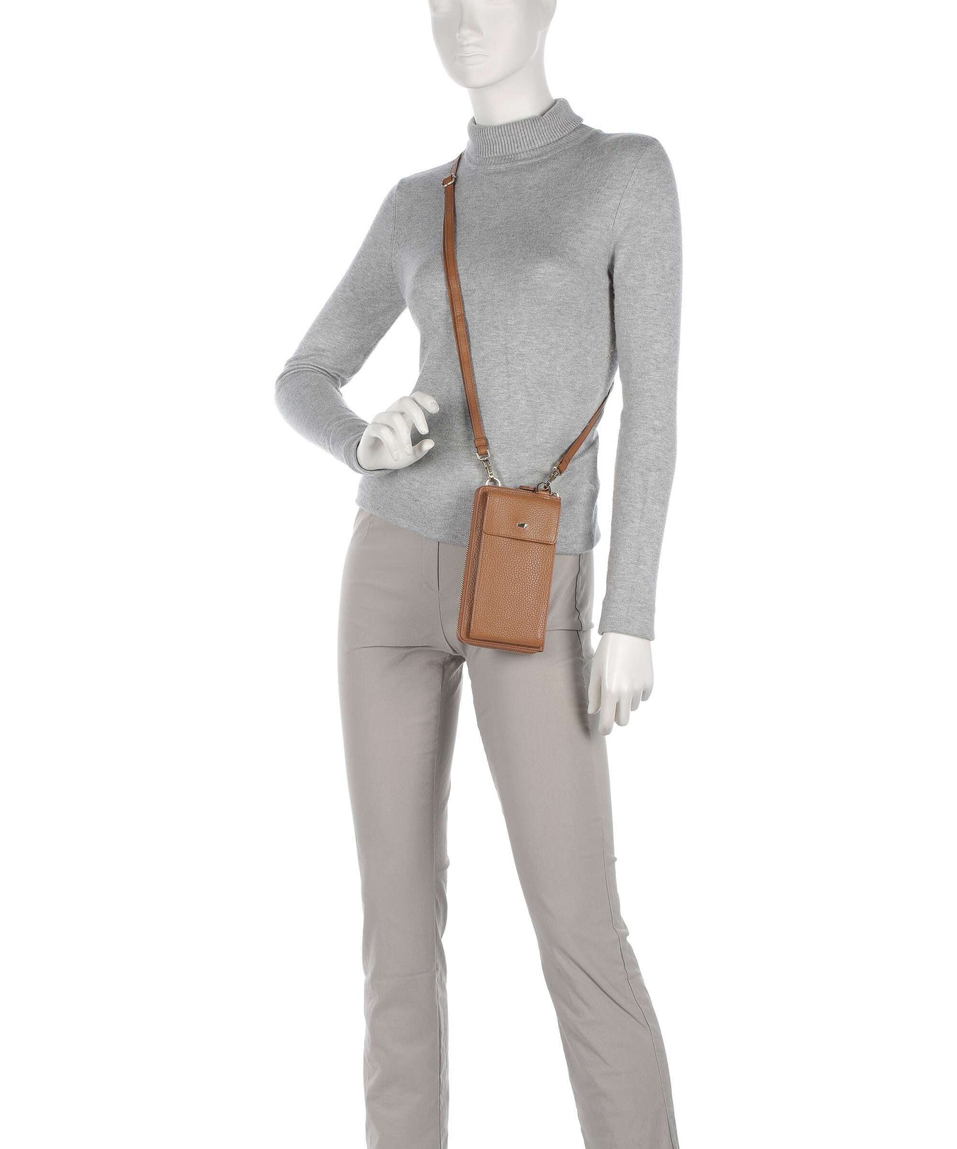 Braun Büffel Asti Phone bag cognac