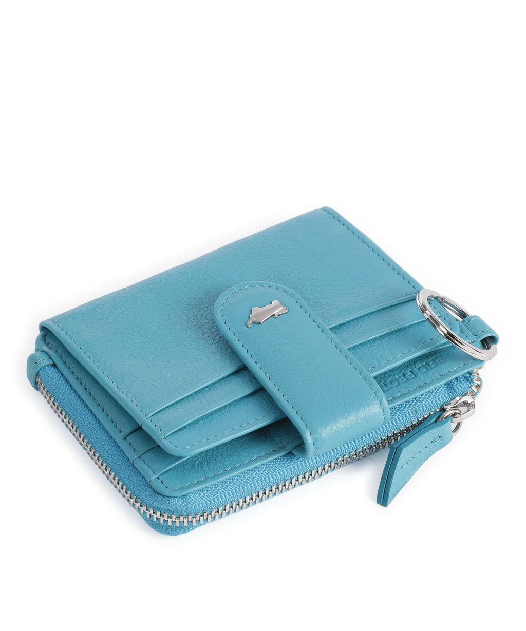 Braun Büffel Joy Credit card holder türkis