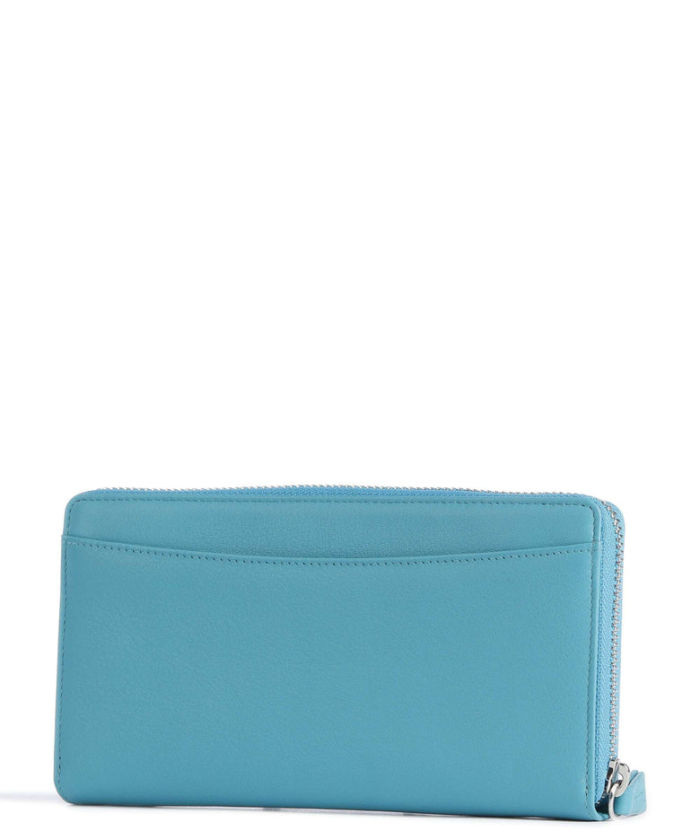 Braun Büffel Joy RFID Wallet türkis