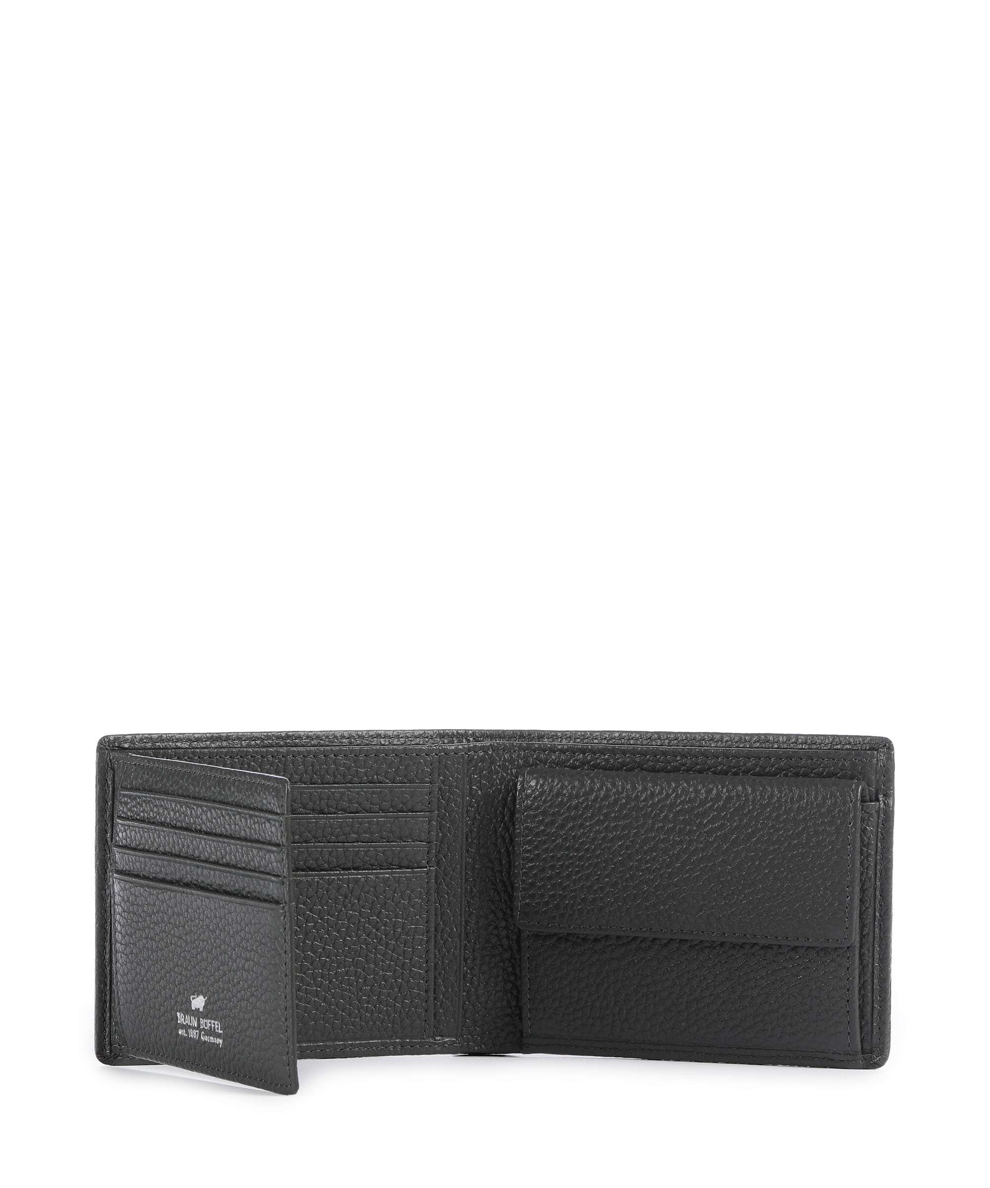 Braun Büffel Theo RFID Wallet dark grey