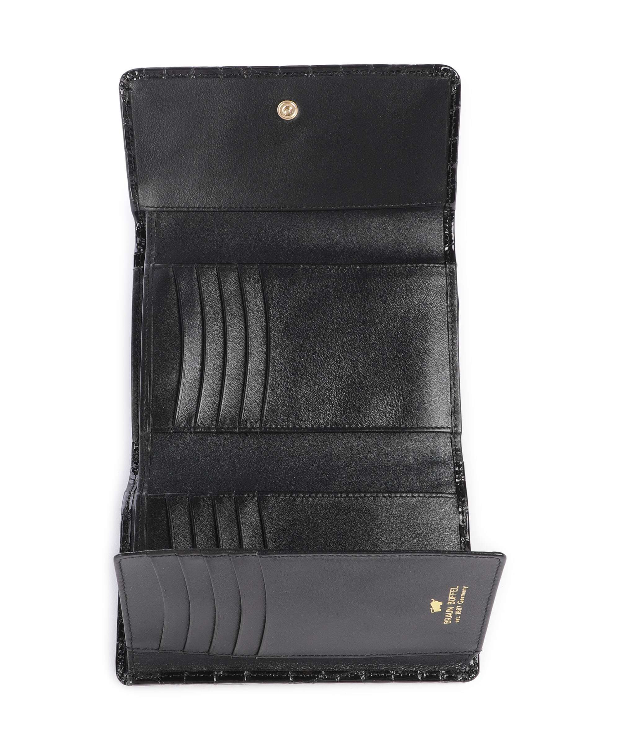 Braun Büffel Verona M Wallet schwarz