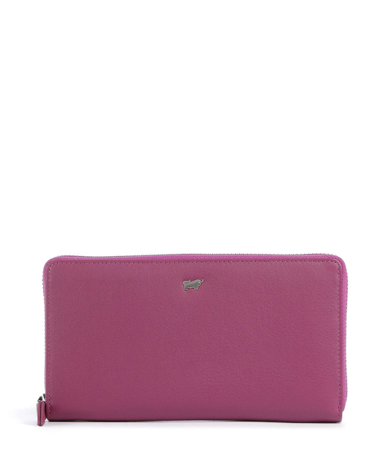 Braun Büffel Joy Wallet purple plum