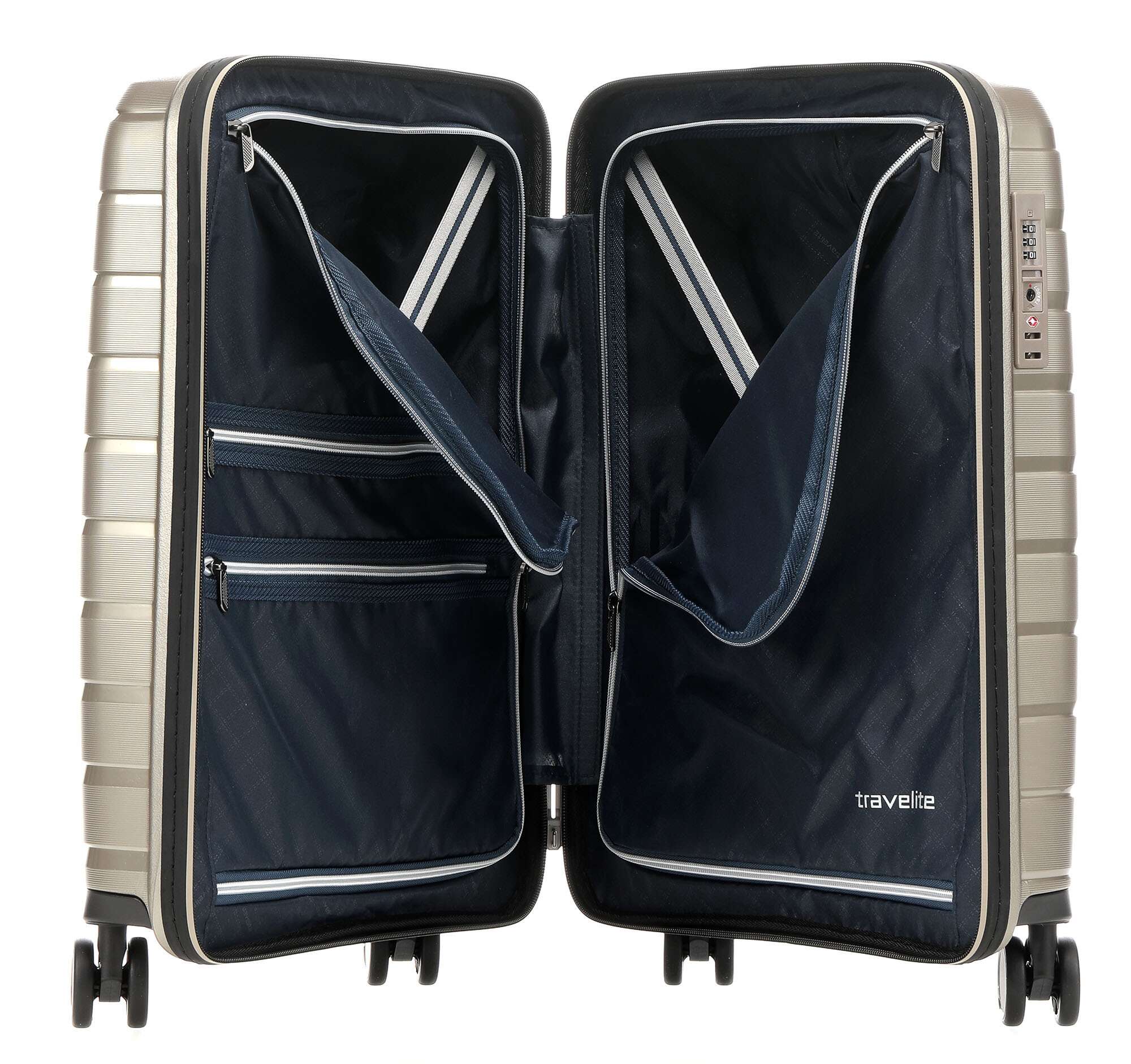 Travelite Air Base Spinner (4 wheels) champagner