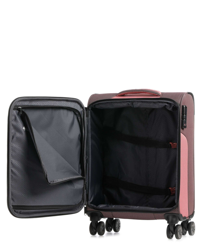 Travelite Viia Spinner (4 wheels) frühlingsrose