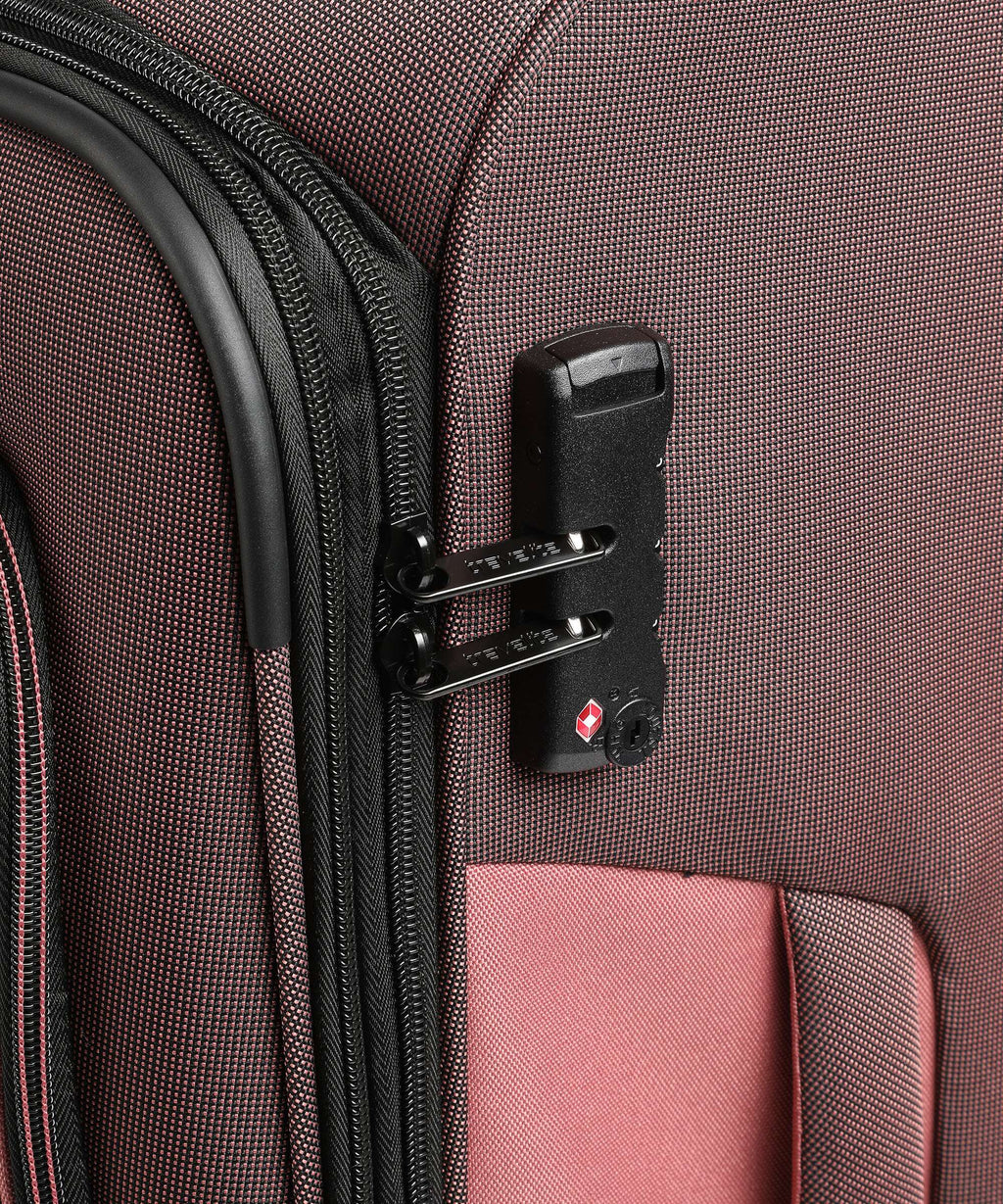 Travelite Viia Spinner (4 wheels) frühlingsrose