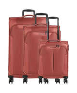 Travelite Croatia Kofferset (4 wielen) koralle