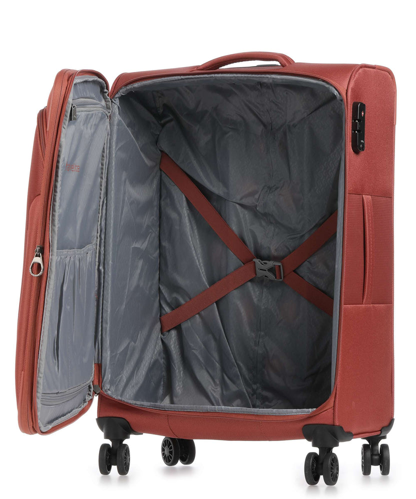 Travelite Croatia Suitcase set (4 wheels) koralle