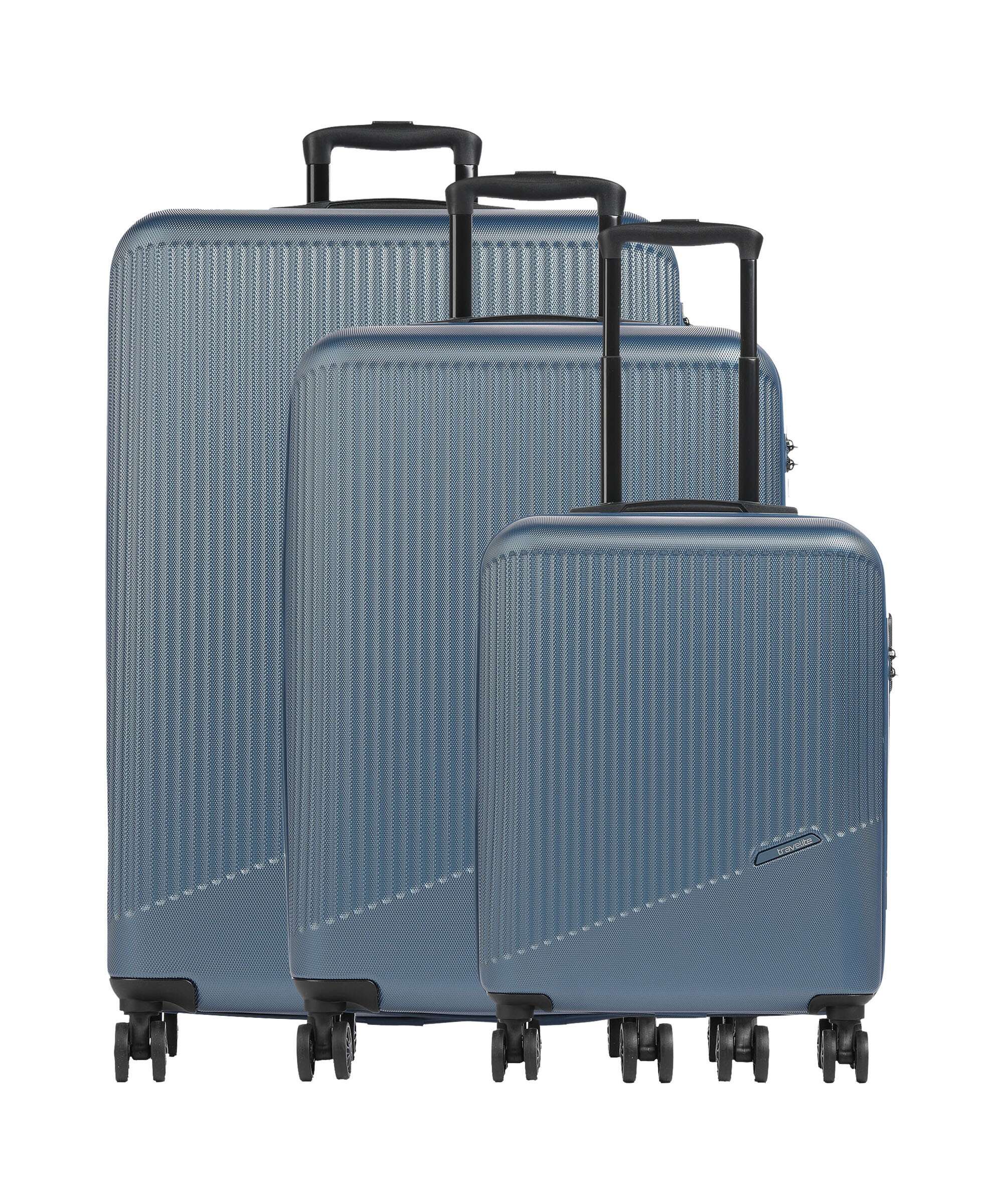 Travelite Bali Suitcase set (4 wheels) blau