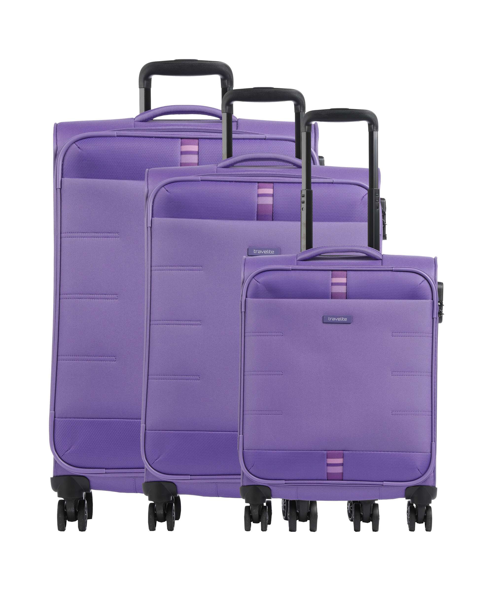 Travelite Rügen Suitcase set (4 wheels) lila