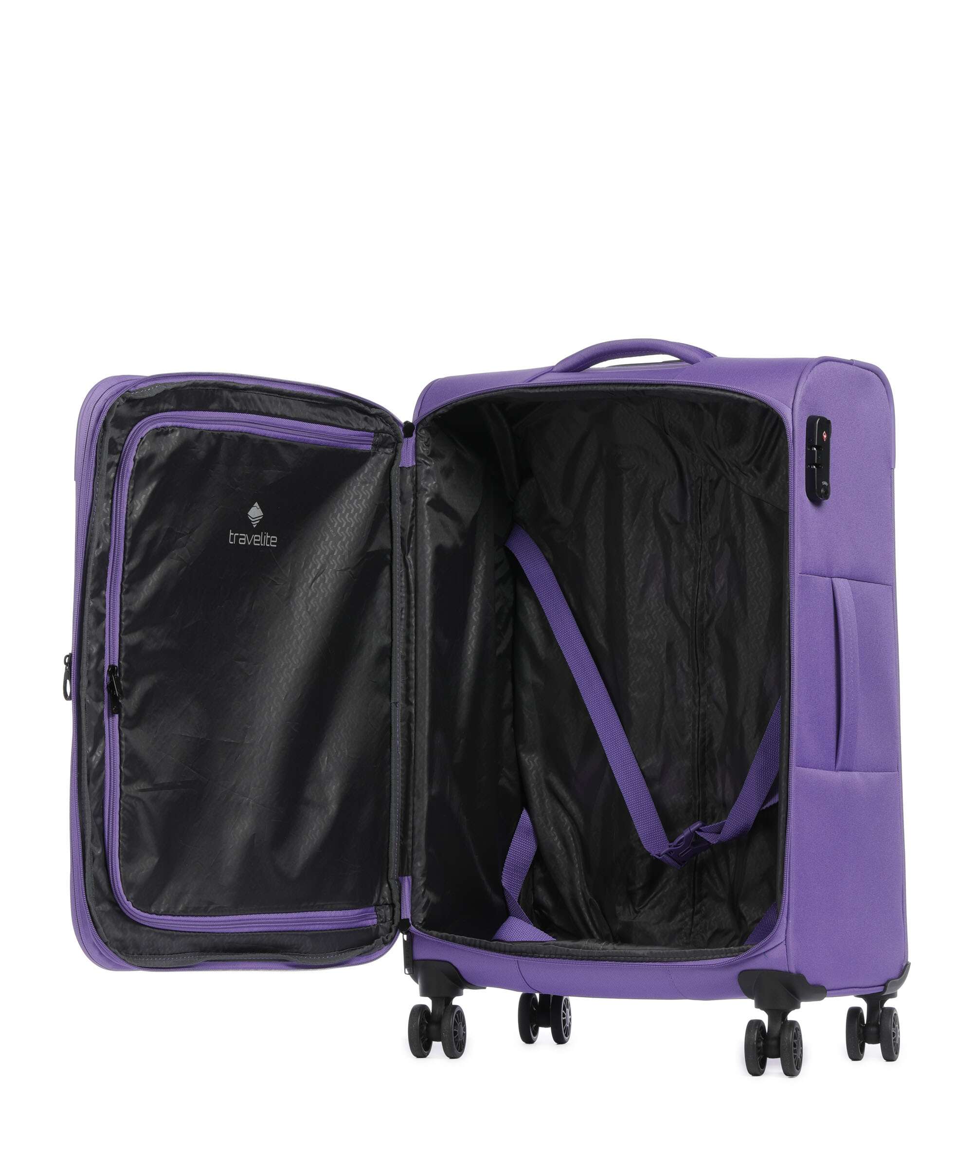 Travelite Rügen Suitcase set (4 wheels) lila
