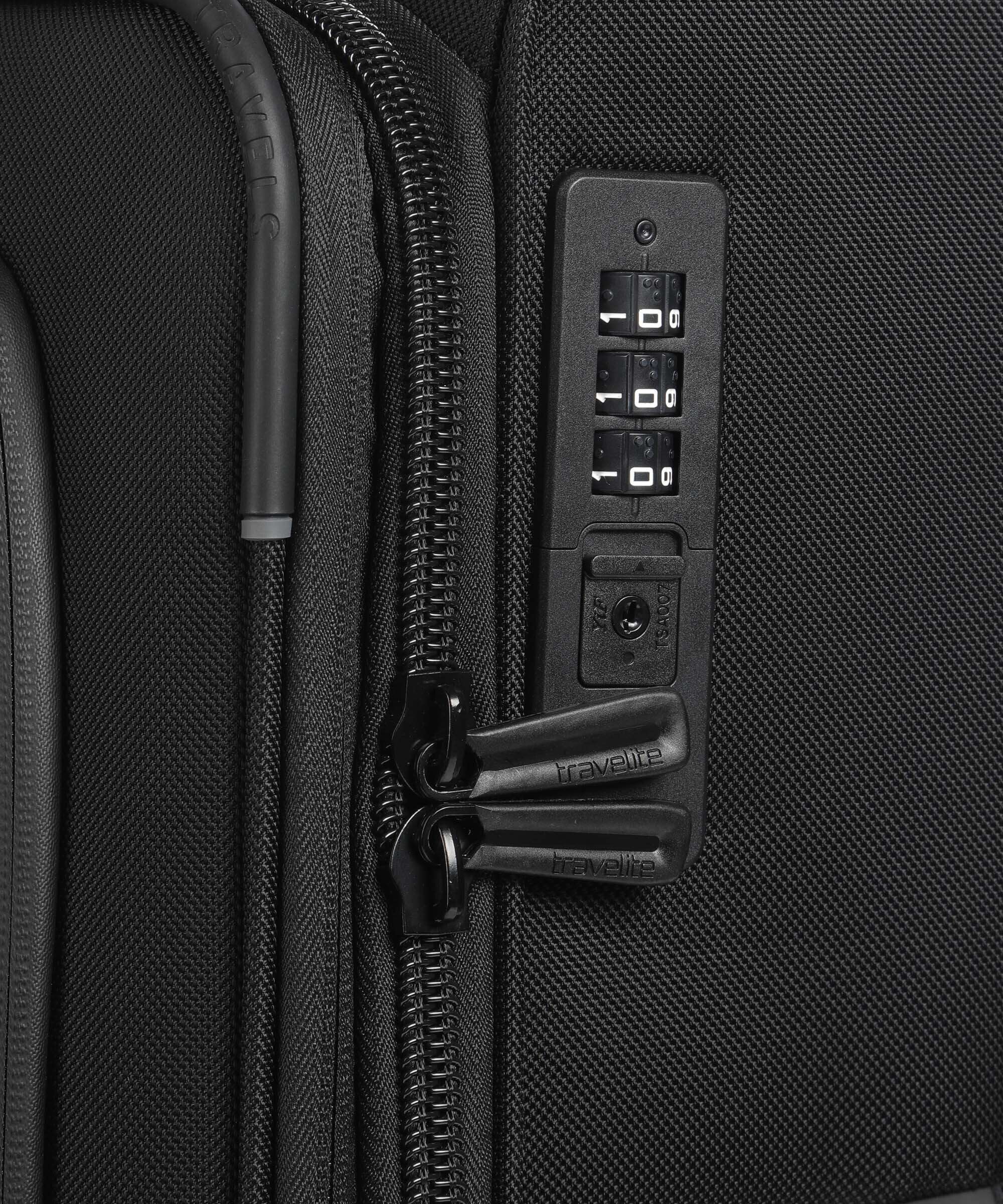 Travelite Crosslite 5.0 Spinner (4 wheels) schwarz