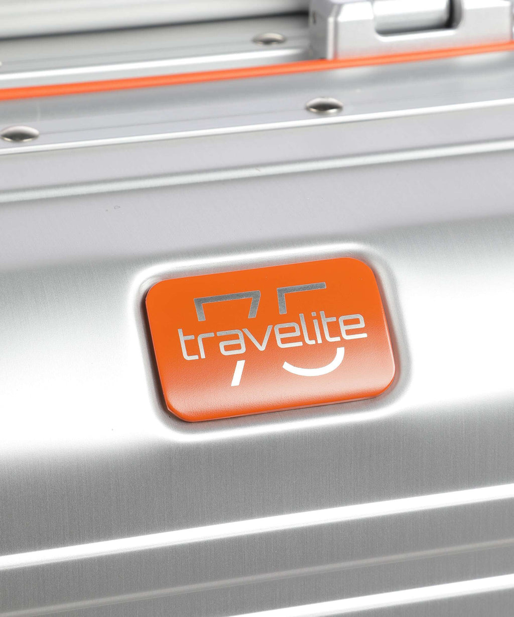 Travelite Next Spinner (4 wheels) silber orange