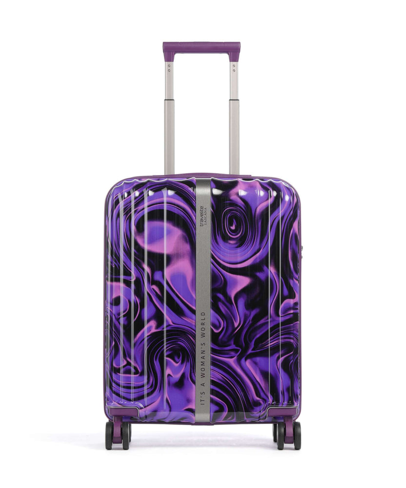 Travelite Lascana Edition Spinner (4 wheels) purple swirl