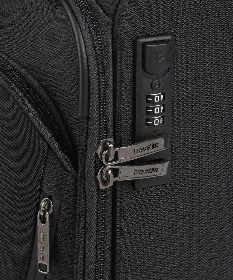 Travelite Cabin Easy 2 Trolley (2 wheels) schwarz